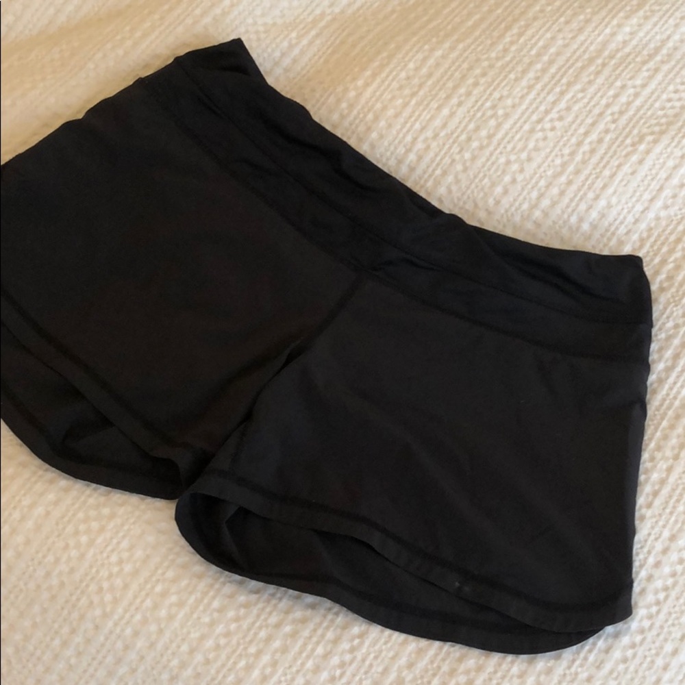 Lululemon running shorts, size 8, black